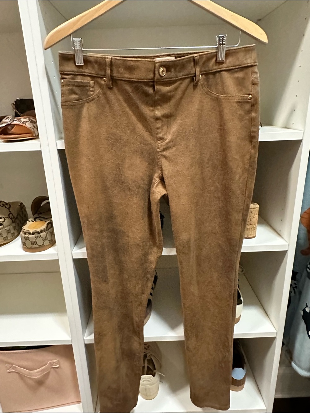 NWOT Chico’s faux suede jeans size 1.0